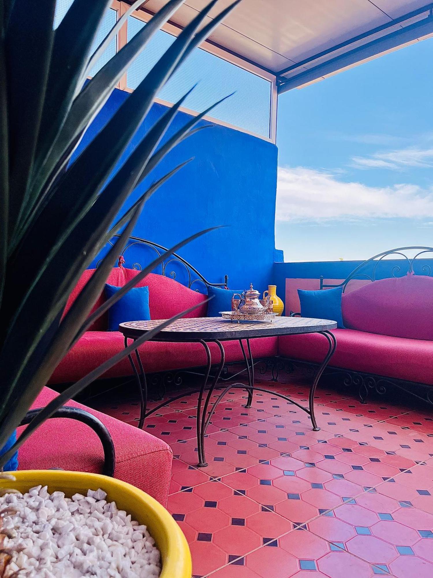 Apartment With Ac And A Nice Private Terrace Appartement Climatise Avec Une Jolie Terrasse Privee Marrakesz Zewnętrze zdjęcie